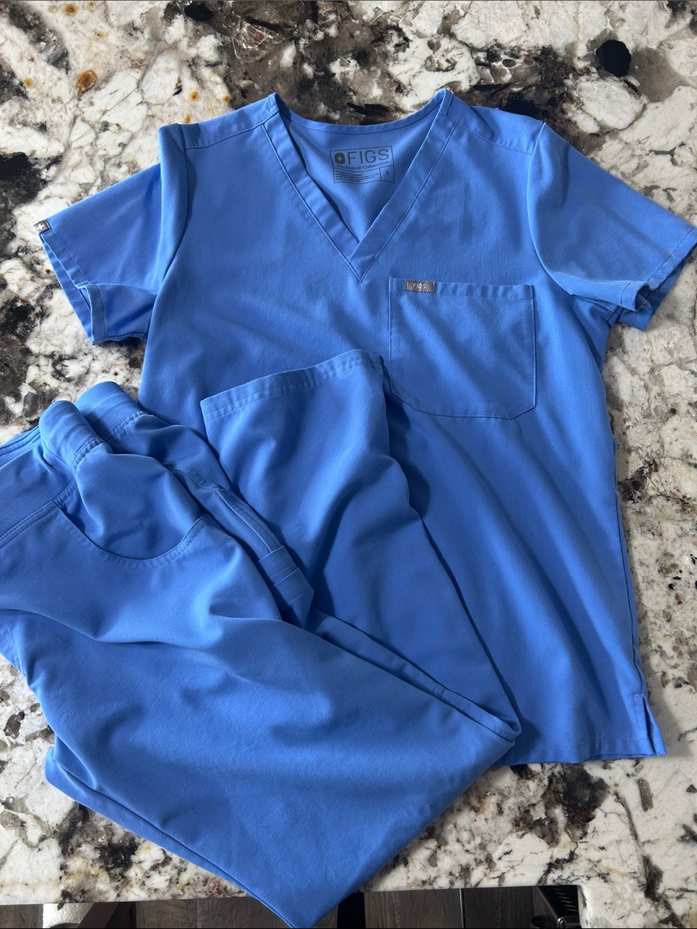 Figs Ceil Blue Women’s Scrub Set Size Small